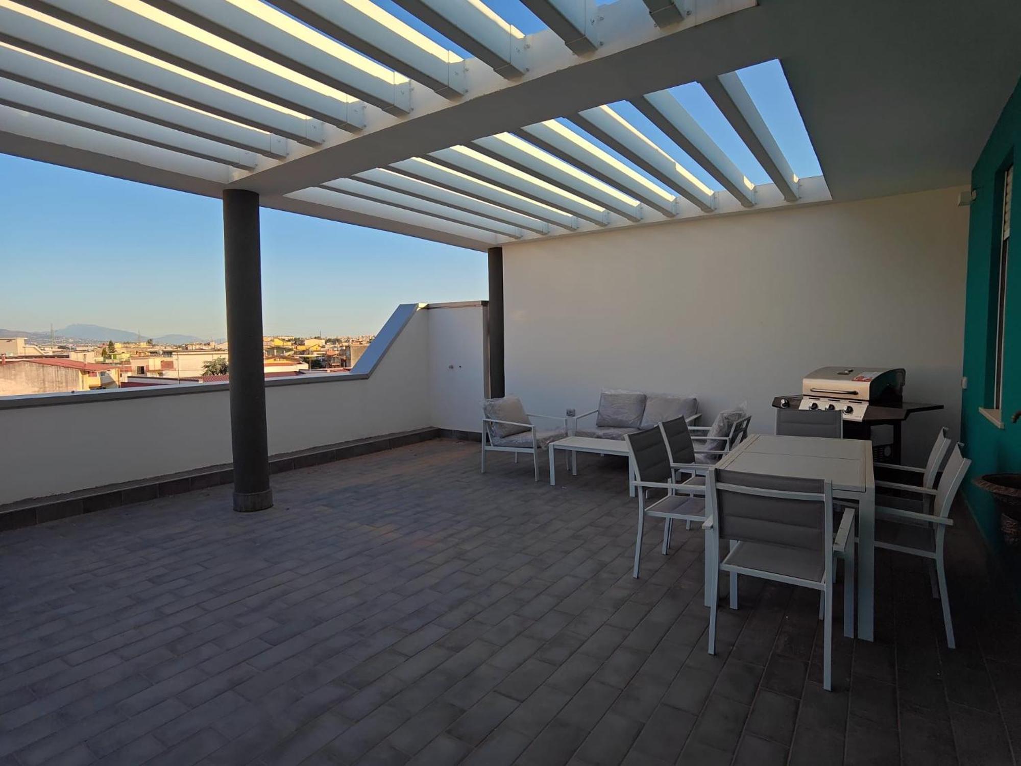 Апартаменты Penthouse Афрагола Экстерьер фото